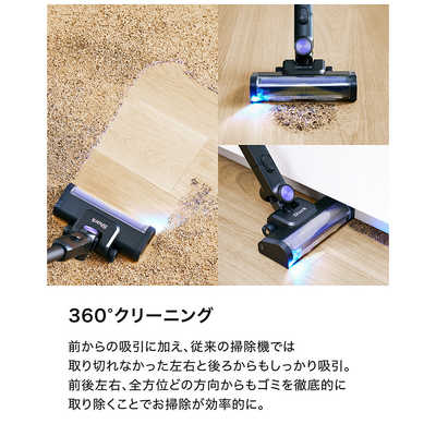 SHARK ダストステーション搭載 スティッククリーナー PowerClean 360 
