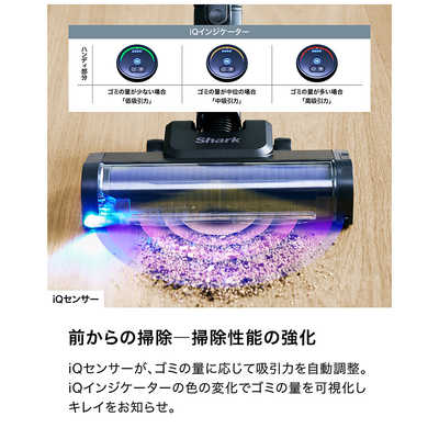 SHARK ダストステーション搭載 スティッククリーナー PowerClean 360