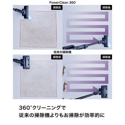 SHARK ダストステーション搭載 スティッククリーナー PowerClean 360