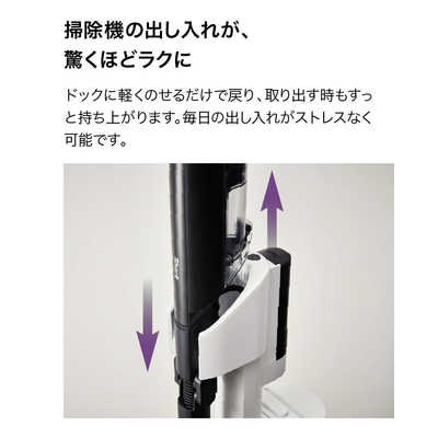 SHARK ActiClean 自動ゴミ収集機能搭載 スティッククリーナー