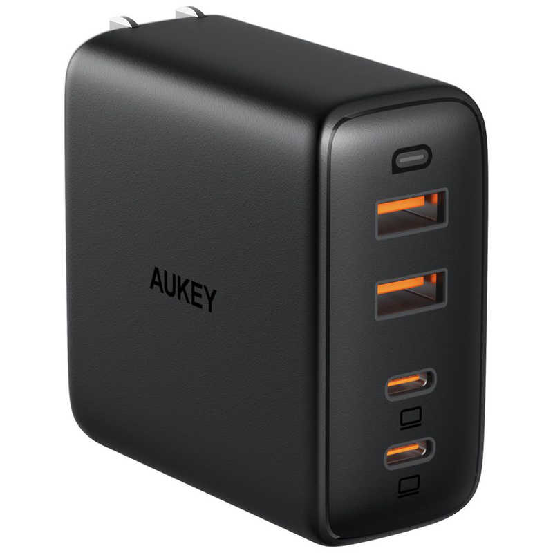 AUKEY AUKEY USB充電器 Omnia Mix4 100W PD対応 [USB-A 2ポート/USB-C 2ポート] ブラック PA-B7-BK PA-B7-BK