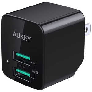 AUKEY USB充電器 Minima Duo 12W ブラック  PA-U32-BK