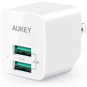 AUKEY USB充電器 Minima Duo 12W ホワイト PA-U32-WT