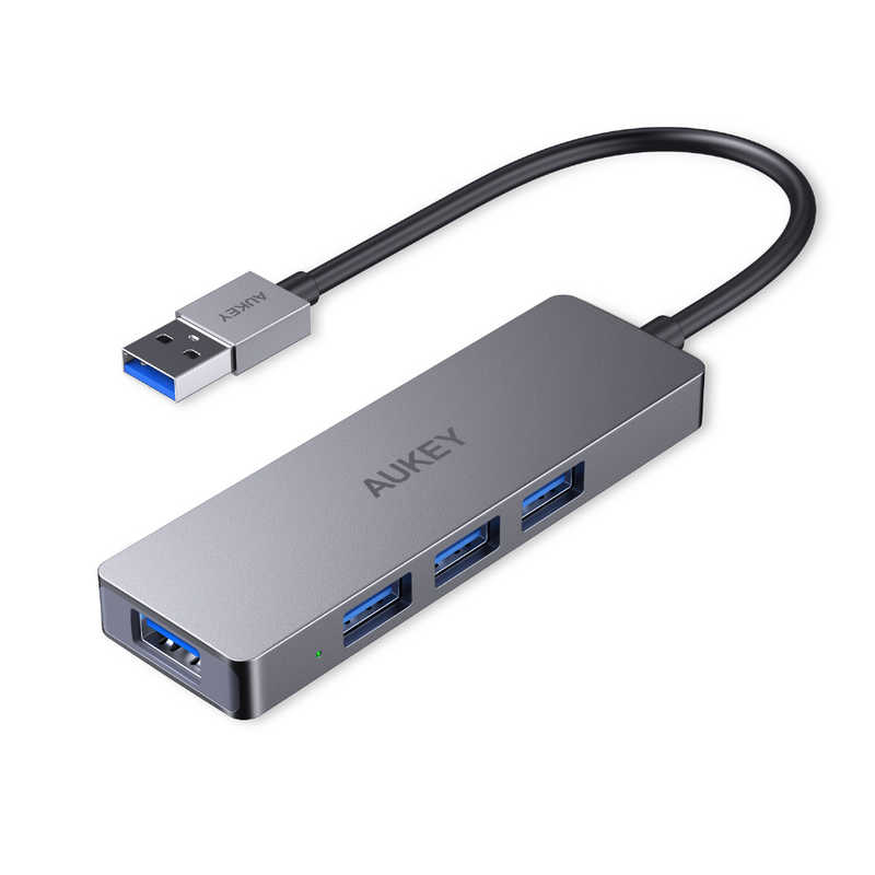 AUKEY AUKEY USB-Aハブ グレー [バスパワー /4ポート /USB3.0対応] CB-H36-GY CB-H36-GY