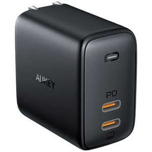 AUKEY（オーキー） USB充電器 Omnia Duo 65W [USB-C] Black PAB4BK