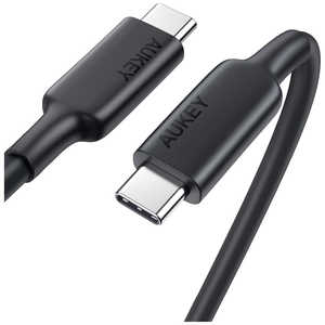 AUKEY ケーブル Impulse PD USB-C 3.1[Type-C to Type-C] 1m ブラック CB-CD23-BK