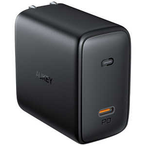 AUKEY（オーキー） USB充電器 Omnia 100W PD対応 [USB-C 1ポート]Black[USB Power Delivery対応] PAB5BK