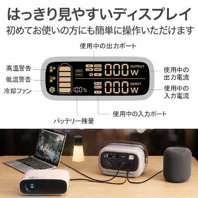 AUKEY ポータブル電源 PowerStudio 300 グレー [297Wh /9出力