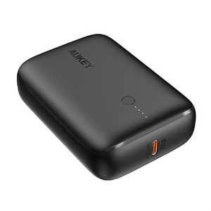 AUKEY モバイルバッテリー Basix Mini 10000mAh PD対応 18W [USB-A 1ポート/USB-C 1ポート]出力 ブラック PB-N83-BK