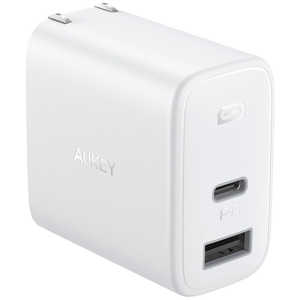 AUKEY AUKEY(オーキー) USB充電器 Swift Duo 32W PD対応 [USB-A 1ポート/USB-C 1ポート] ホワイト AUKEY(オーキー) White PA-F3S-WT