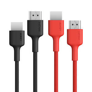 AUKEY ֥ Impulse series [HDMI to HDMI] 2m 2Ȥ ֥å å CB-H01-BKRD