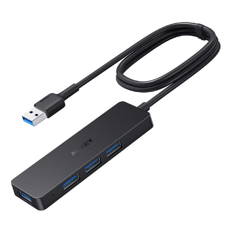 AUKEY AUKEY USB-Aハブ ブラック [USB3.0対応 /4ポート /バスパワー] CB-H37-BK CB-H37-BK