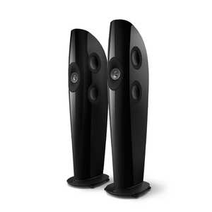 KEF フロア型スピーカー PIANO BLACK / GREY [1本] BLADETWOMETA