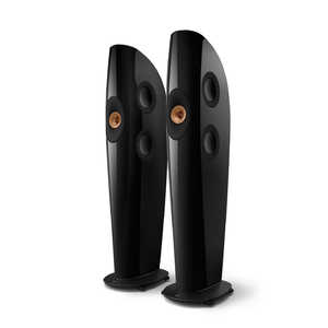 KEF フロア型スピーカー PIANO BLACK / COPPER [1本] BLADETWOMETA