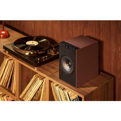 KEF Bluetoothスピーカー VINTAGE BURGUNDY ［Bluetooth対応］ CODA W