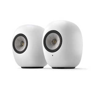 KEF WiFiスピーカー ［ハイレゾ対応 / Bluetooth対応 / Wi-Fi対応］ ミネラルホワイト LS LUXE MIN WHITE JP
