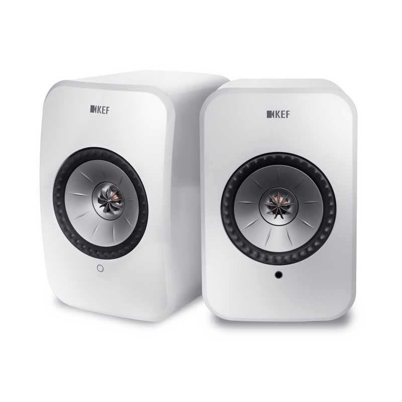 KEF KEF ケーイーエフ ハイレゾ対応　フルワイヤレス・スピーカー グロスホワイト LSX [ハイレゾ対応 /Bluetooth対応 /Wi-Fi対応] LSX LSX