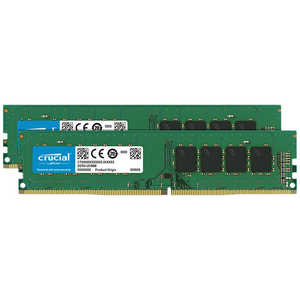 CRUCIAL 増設用メモリ デスクトップ用 Crucial 16GB Kit DDR4-2666 UDIMM[DIMM DDR4 /8GB /2枚] CT2K8G4DFS8266