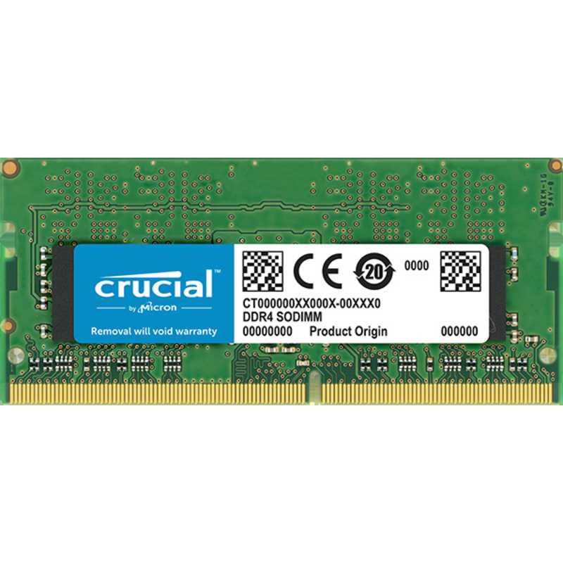 CRUCIAL CRUCIAL 増設用メモリ [SODIMM DDR4 PC4-21300 16GB] CT16G4SFD8266 [SODIMM DDR4 PC4-21300 16GB] CT16G4SFD8266 [SODIMM DDR4 PC4-21300 16GB]