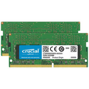 CRUCIAL メモリ［SO?DIMM DDR4 ／8GB ／2枚］ CT2K8G4SFRA32A