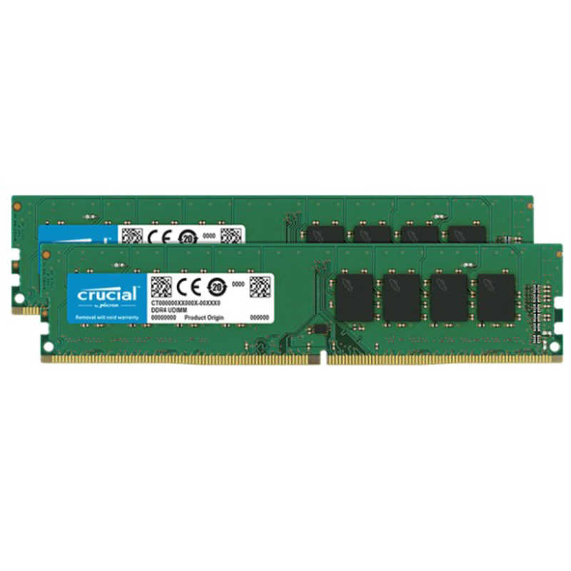 CRUCIAL CRUCIAL 増設用メモリ [DIMM DDR4 /8GB /2枚] CT2K8G4DFRA32A CT2K8G4DFRA32A