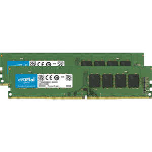 PCパーツCrucial PC4-25600 メモリ 32GB（16GB×2枚)