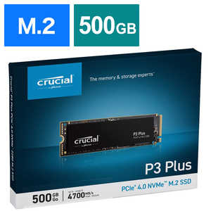 CRUCIAL P3Plus꡼M.2M.2ϡ֥Х륯ʡ CT500P3PSSD8JP