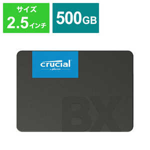 CRUCIAL 2.5ϡ֥Х륯ʡ CT500BX500SSD1JP