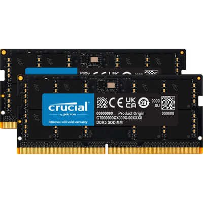 crucial 増設メモリ CT2K16G56C46S5 CRUCIAL 増設用メモリ [SO-DIMM DDR5 / 16GB / 2枚] CT2K16G56C46S5 の