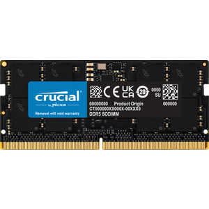 CRUCIAL 増設用メモリ DDR5-5200[SO-DIMM DDR5 /16GB /1枚] CT16G52C42S5