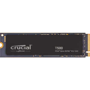 CRUCIAL ¢SSD PCI-Express³ NVMe (PCIe Gen 4 x4) Non-Heatsink T500 Non-Heatsink 2TB /M.2ϡ֥Х륯ʡ CT2000T500SSD8JP