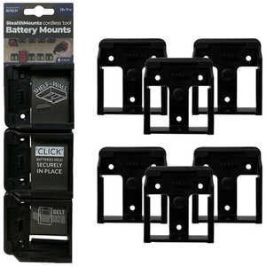 STEALTHMOUNTS バッテリーマウントボッシュ18V用(6個入り) ブラック BMBO186 STEALTHMOUNTS バッテリーマウントボッシュ18V用(6個入り) ブラック BMBO186