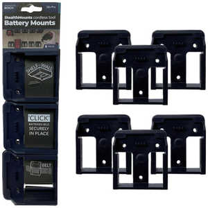 STEALTHMOUNTS バッテリーマウントボッシュ18V用(6個入り) ブルー BMBO18BLU6 STEALTHMOUNTS バッテリーマウントボッシュ18V用(6個入り) ブルー BMBO18BLU6