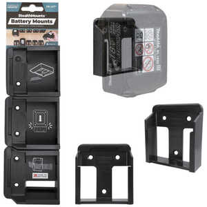 STEALTHMOUNTS バッテリーマウントマキタ18V用(6個入り) ブラック BMMK186 STEALTHMOUNTS バッテリーマウントマキタ18V用(6個入り) ブラック BMMK186