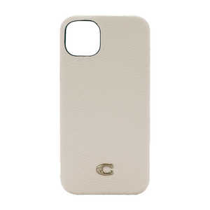 COACH iPhone 14 Plus 6.7インチ Coach Slim Wrap Ivory C Plaque CIPH-132-CPQIV