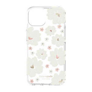 KATESPADE iPhone 14 6.1インチKSNY Protective Hardshell Classic PeonyCream KSIPH222CFLCC