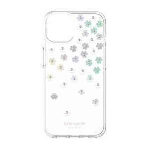 KATESPADE iPhone 14 6.1インチKSNY Protective Hardshell Scattered FlowersIridescent KSIPH222SFIRC