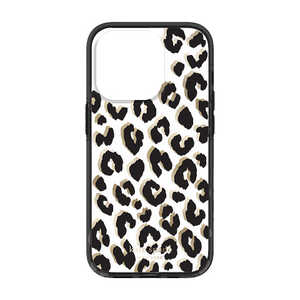 KATESPADE iPhone 14 Pro 6.1インチ KSNY Protective Hardshell City Leopard Black KSIPH-223-CTLB