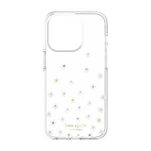 KATESPADE iPhone 14 Pro 6.1インチ KSNY Protective Hardshell Pearl Wild Flowers KSIPH-223-WDFPR