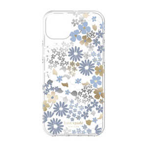 KATESPADE iPhone 14 Plus 6.7インチ KSNY Protective Hardshell Flower FieldsDusty Blue KSIPH-224-FFDB