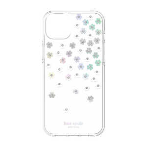 KATESPADE iPhone 14 Plus 6.7 KSNY Protective Hardshell Scattered FlowersIridescent KSIPH224SFIRC