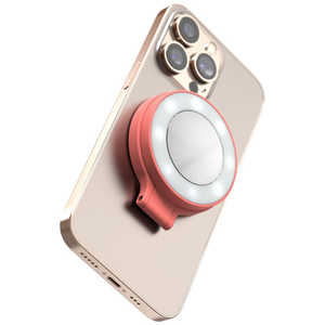 SHIFTCAM SnapLight MagSafe対応LEDリングライト ピンク SLINPOEF