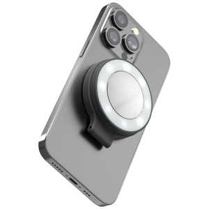SHIFTCAM SnapLight MagSafe対応LEDリングライト ミッドナイト SLINMNEF