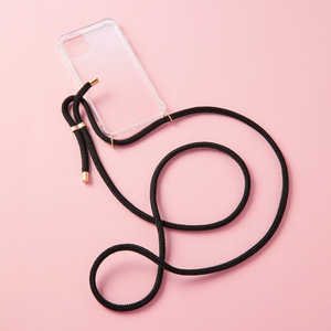 ARNO iPhone 13 (Set) ARNO New Basic ケース+ストラップ ブラック N01-IP13-CB