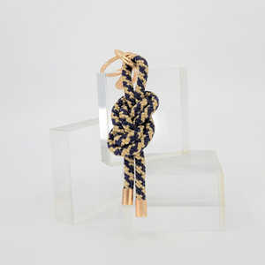  ARNO Strap Key Ring/Golden Blue K01-KYRNG-GB
