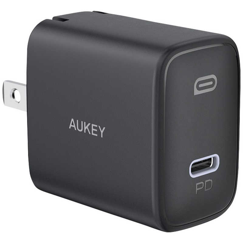 AUKEY AUKEY USB充電器 Swift 20W USB-C ブラック [1ポート /USB Power Delivery対応] PA-F1S-BK PA-F1S-BK