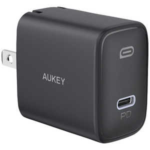 AUKEY USB充電器 Swift 20W USB-C ブラック [1ポート /USB Power Delivery対応] PA-F1S-BK