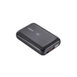 AUKEY ワイヤレスモバイルバッテリー Basix Pro Mini 10000mAh 20W PD対応 [10Wワイヤレス/USB-C×1/USB-A×1] PB-WL01S