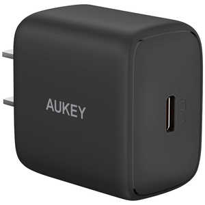 AUKEY（オーキー） USB充電器 Swift 20W PD対応 [USB-C 1ポート] PA-R1 ブラック PA-R1-BK Black PAR1BK