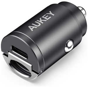 AUKEY（オーキー） カーチャージャー Enduro PD対応 20W [USB-C 1ポート] ブラック CC-A2-BK Black CCA2BK
